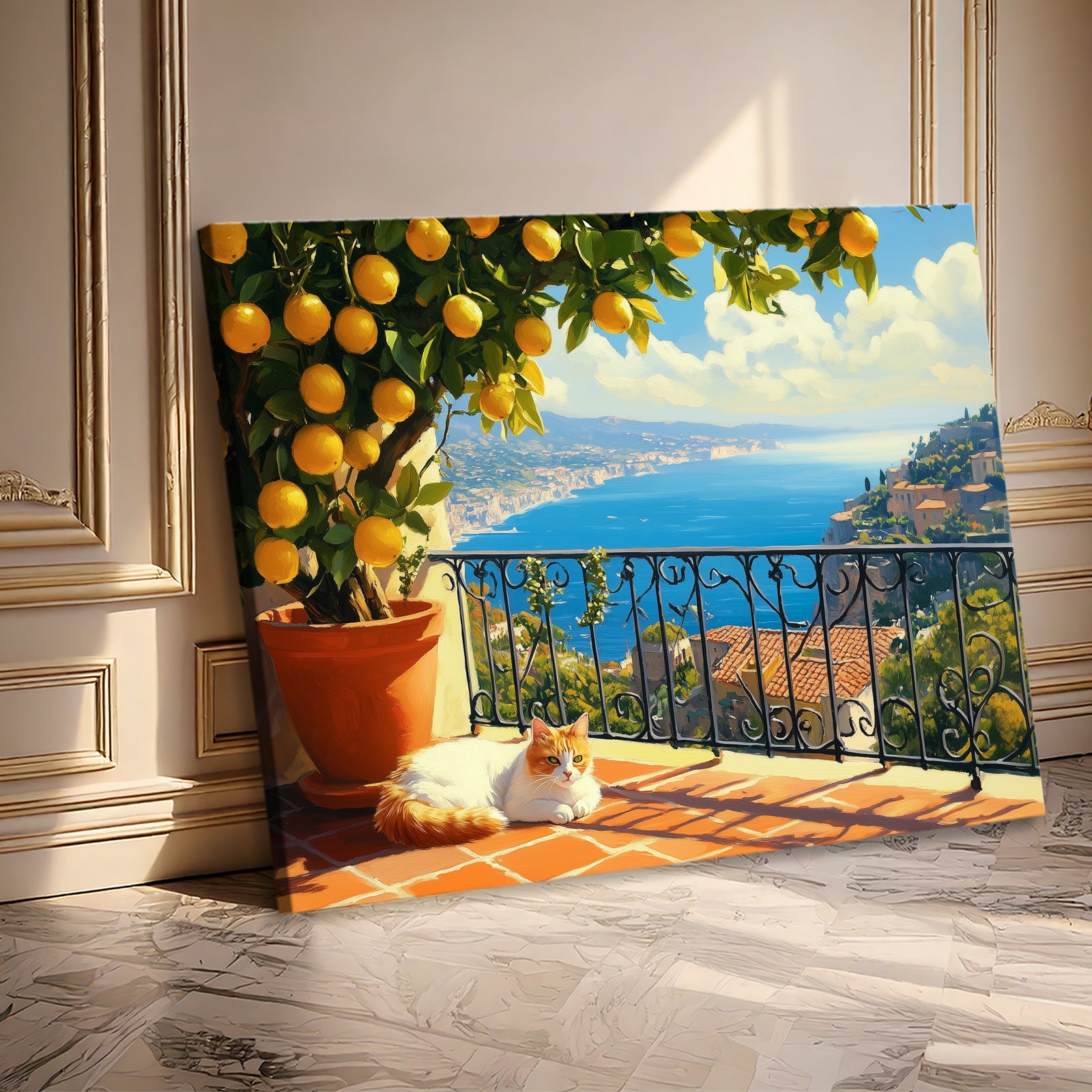 Lazy And Lemon Tree Modern Wall Artwork