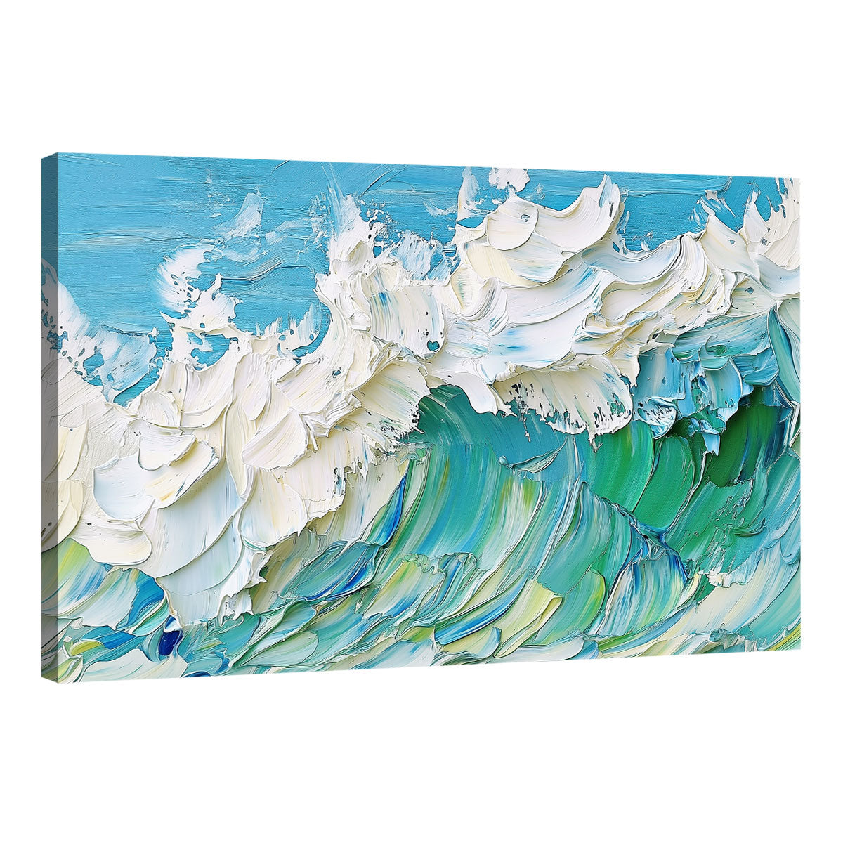 Dynamic Ocean Abstract Canvas Beach Wall Art