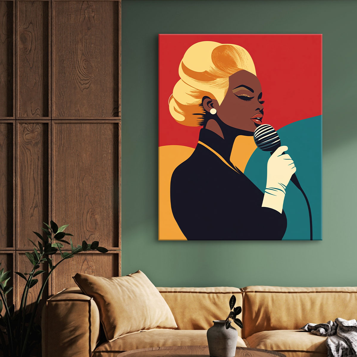 Jazz Diva Modern Wall Artwork