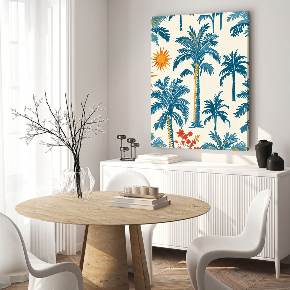 Autumnal Botanical Leaf Boho Wall Decor