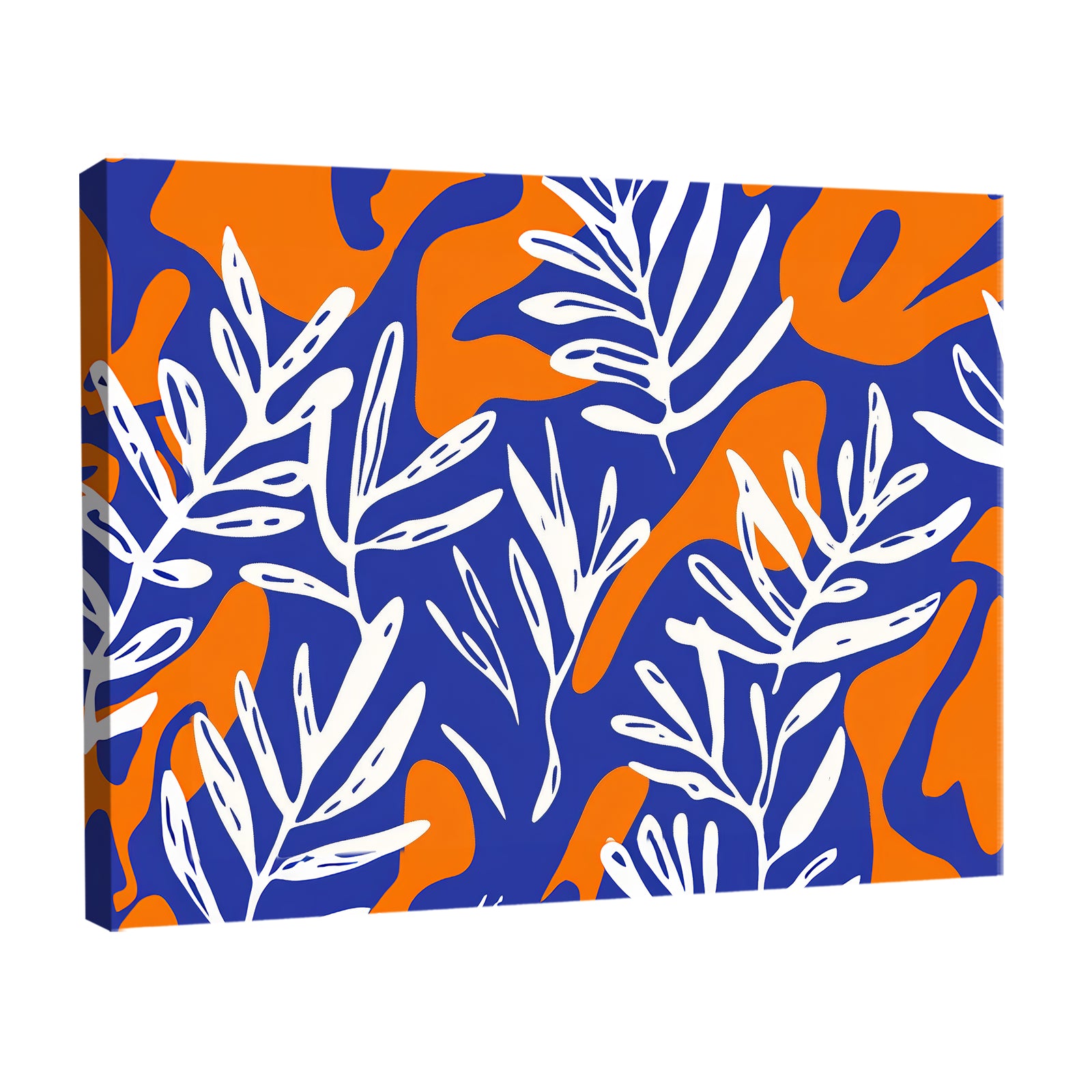 Blue Botanical Abstract Wall Art