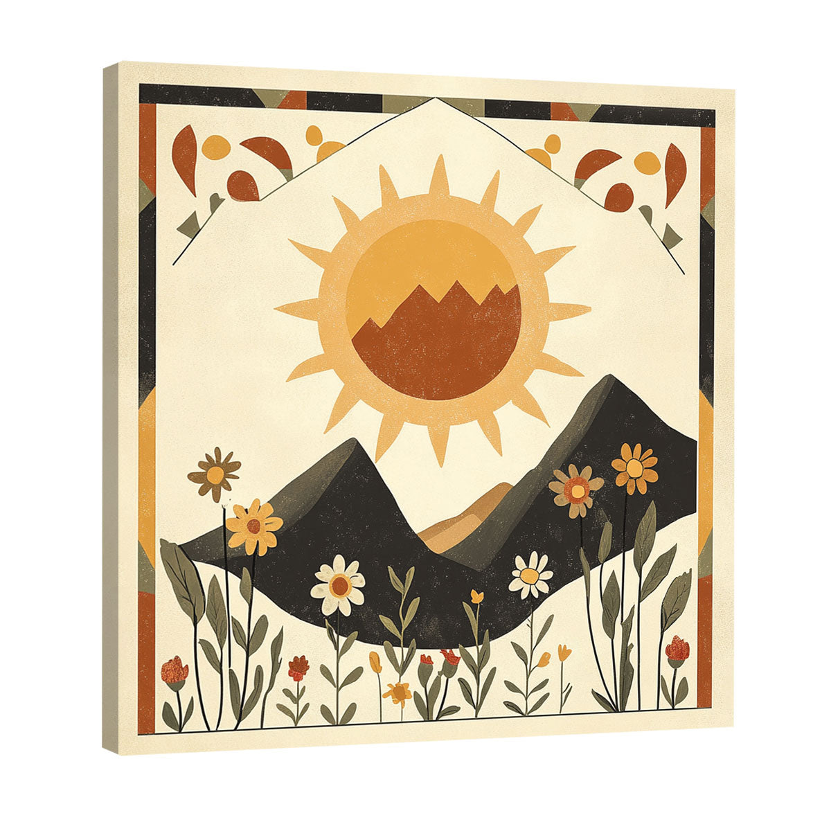 Mountainous Landscape Boho Wall Decor
