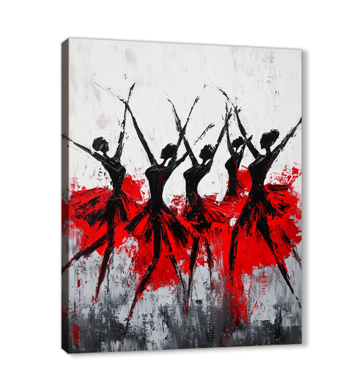 Dance of Passion Figurative Art Abstract Canvas Wall Art
