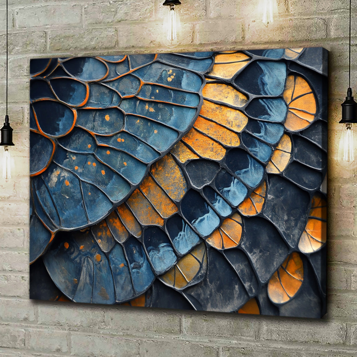 Textured Elegance Abstract Canvas Wall Art for Living Room