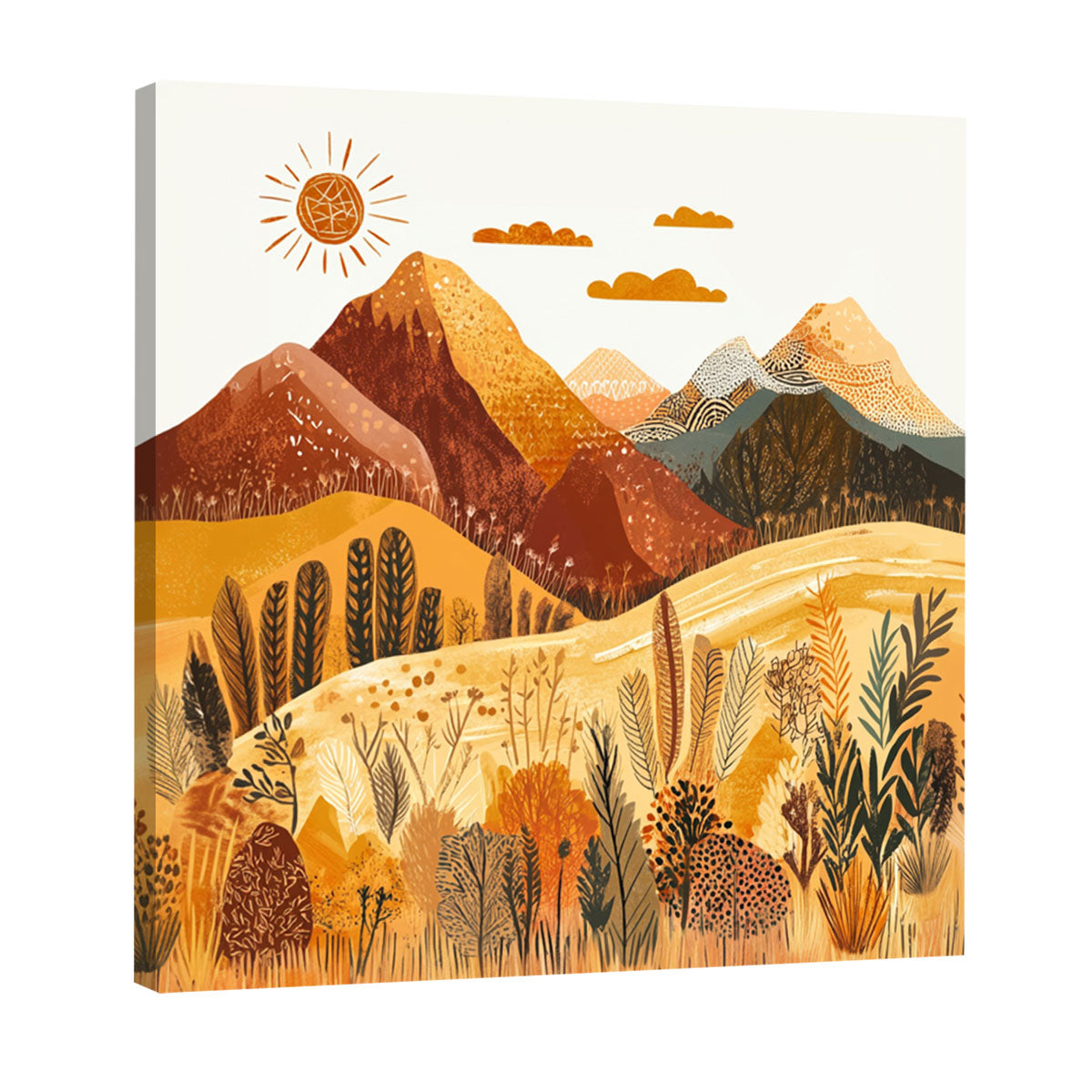Autumn Mountain Boho Wall Decor