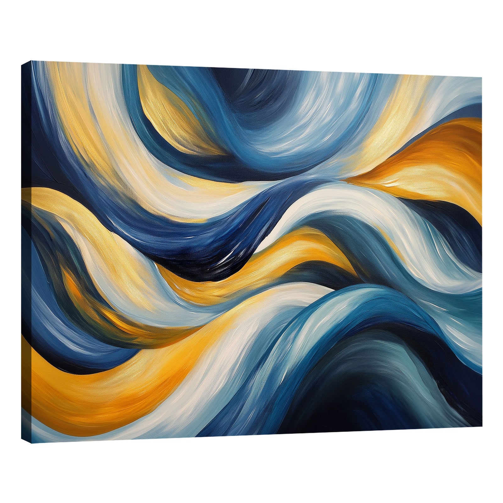 Color Blocks Abstract Minimalist Canvas Wall Art