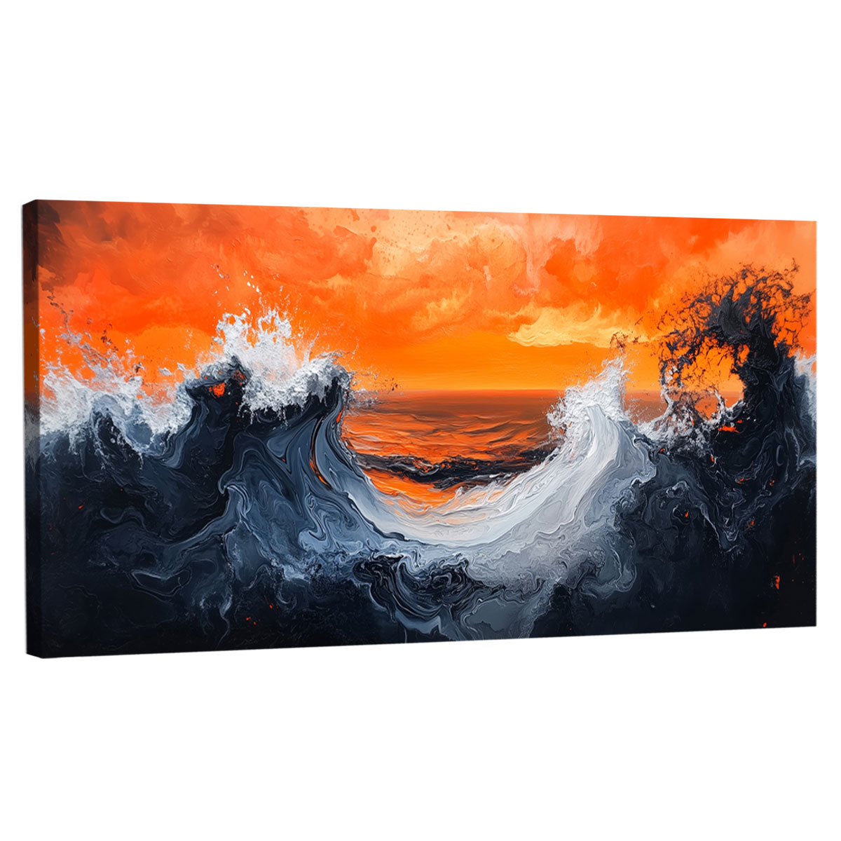 Turbulent Waves Fine Arts Print