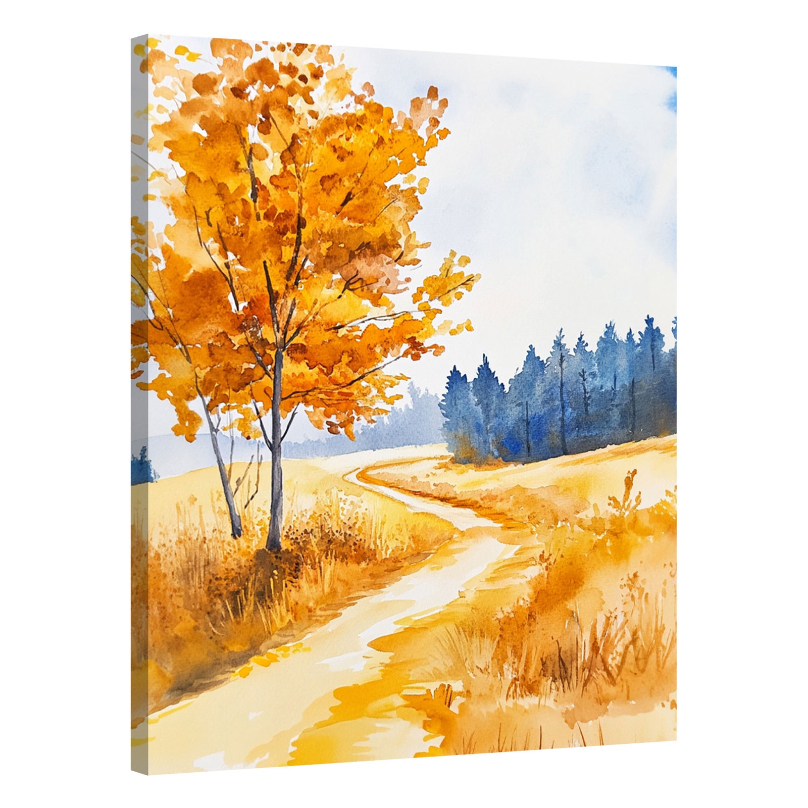 Amber Path Fall Fine Arts Print