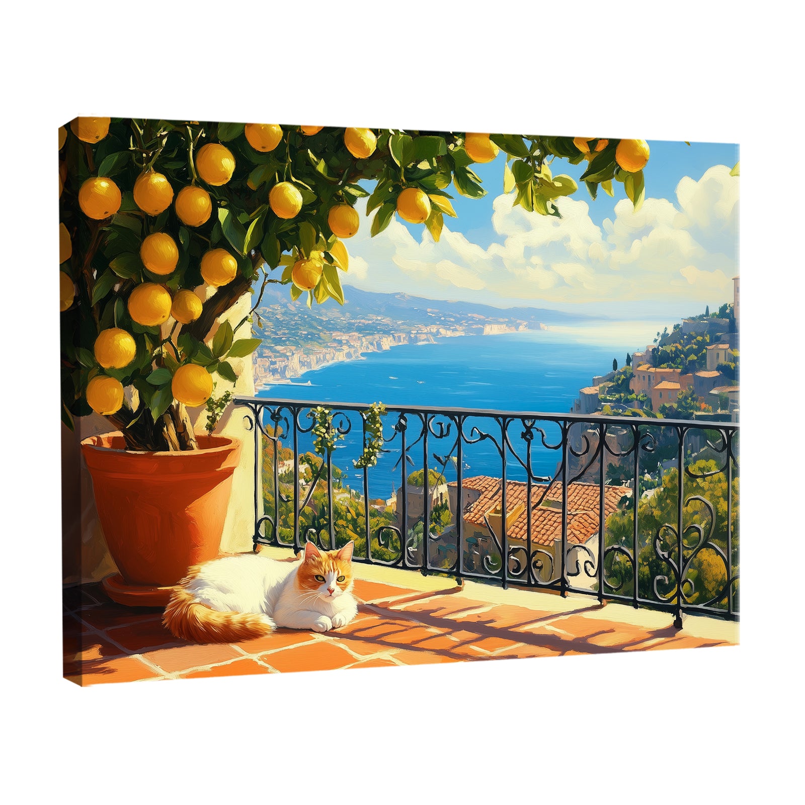 Lazy And Lemon Tree Modern Wall Artwork