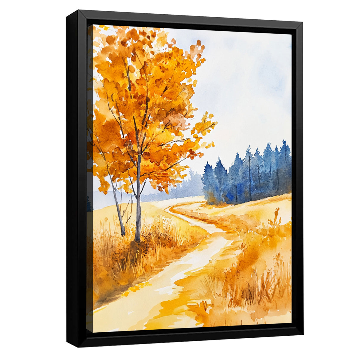 Amber Path Fall Fine Arts Print