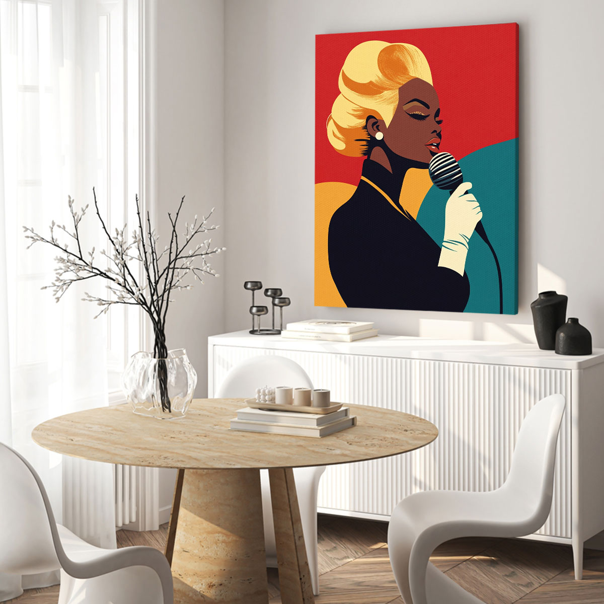 Jazz Diva Modern Wall Artwork