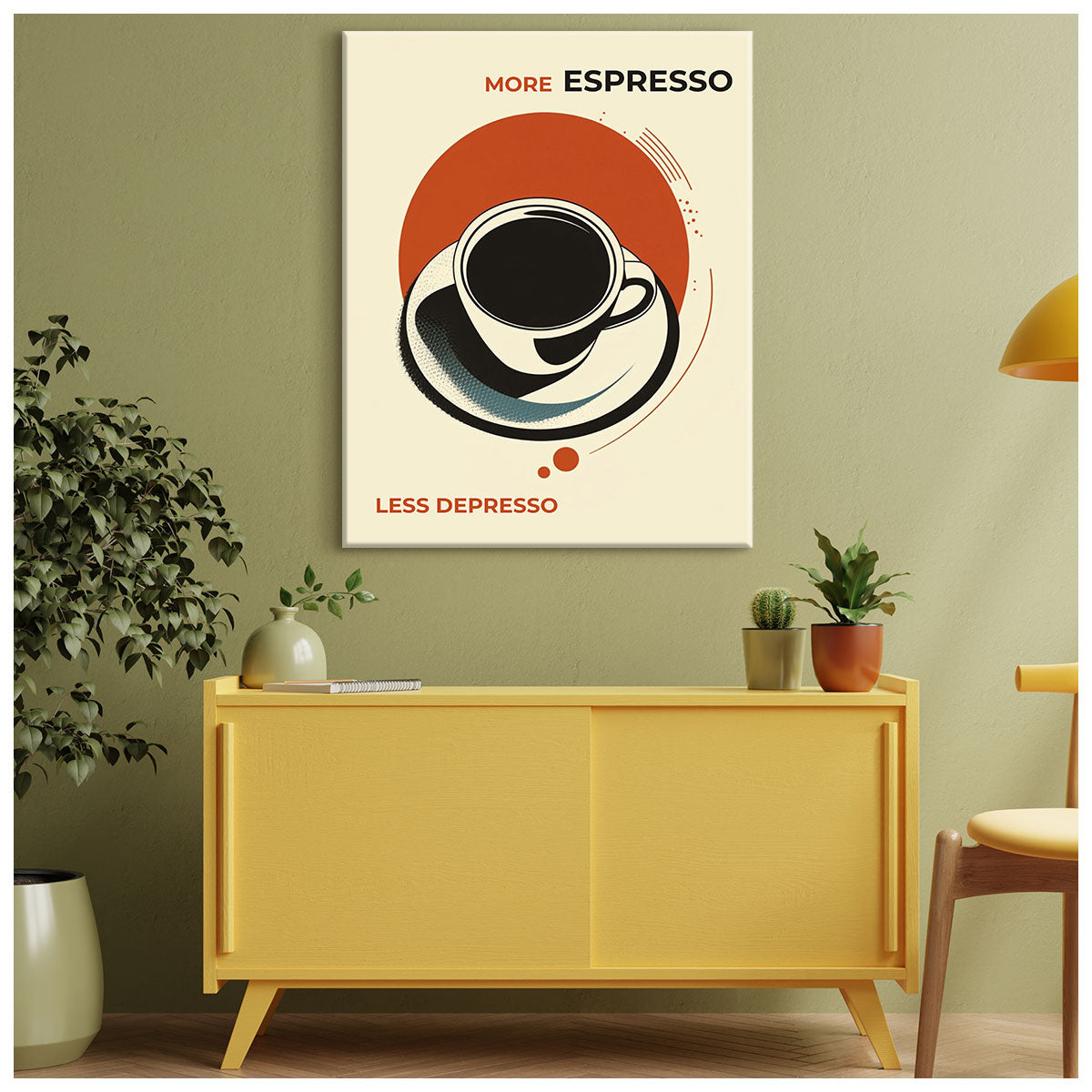 More Espresso Modern Wall Artwork