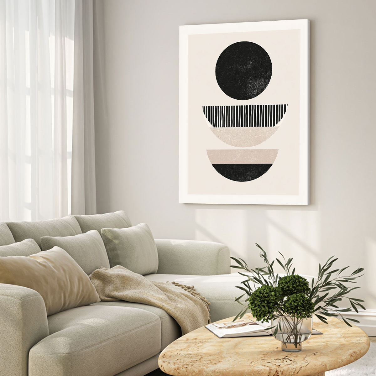 Modern Geometric Minimalist Wall Art