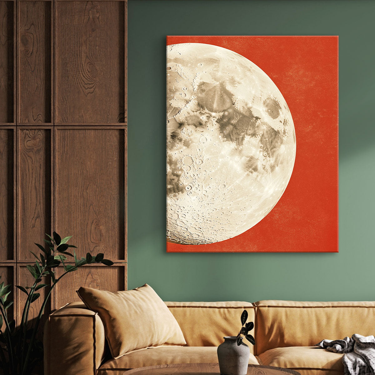 Lunar Majesty Abstract Wall Art