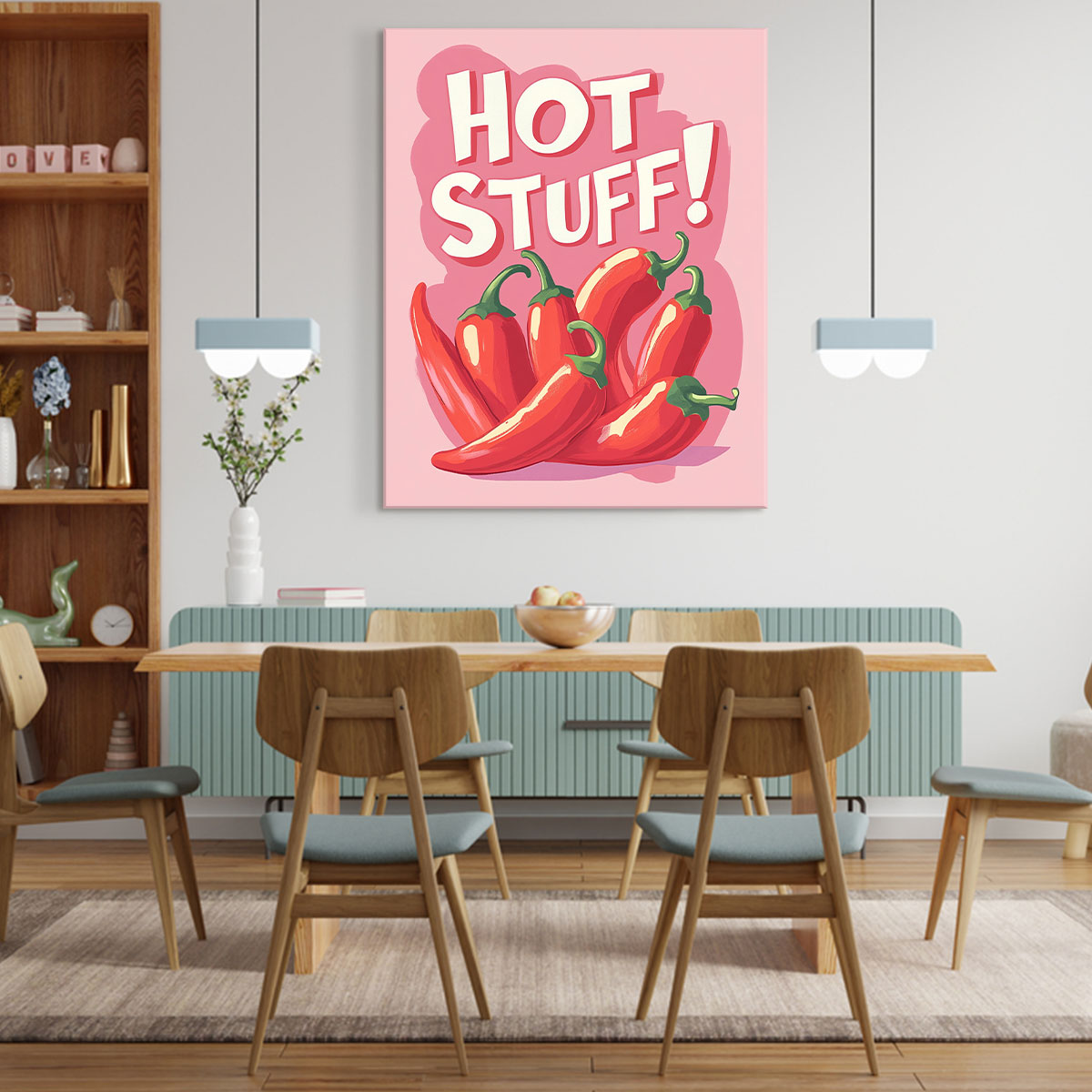 Hot Stuff Chili Modern Wall Artwork