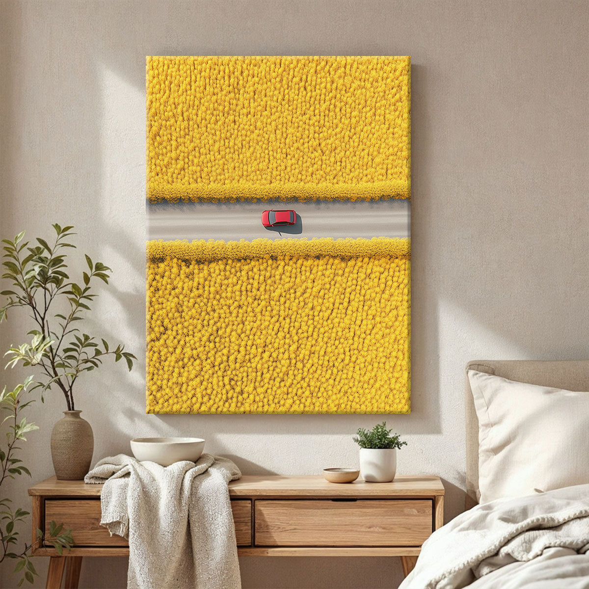 Sunny Journey Fine Arts Print