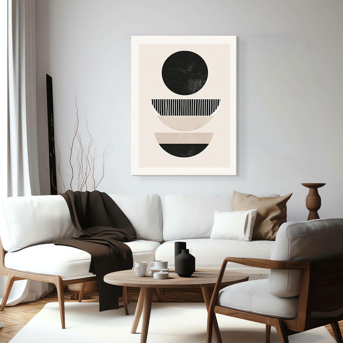 Modern Geometric Minimalist Wall Art