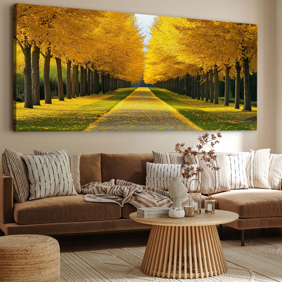 Chromatic Forest Fall Wall Art