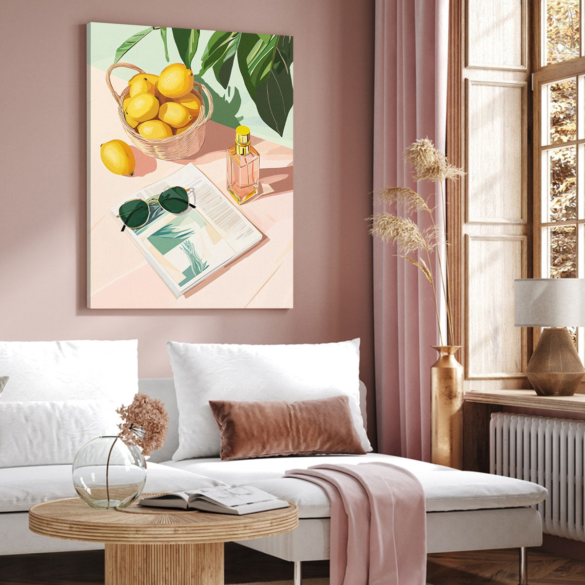 Citrus Breeze Modern Wall Artwork