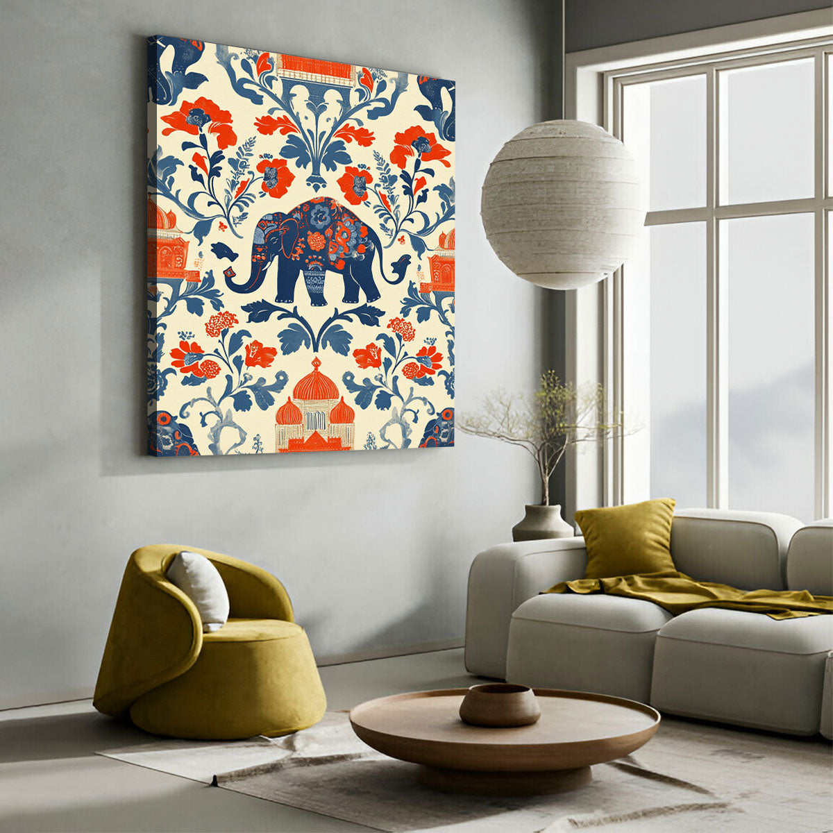 Colorful Elephant Boho Wall Decor