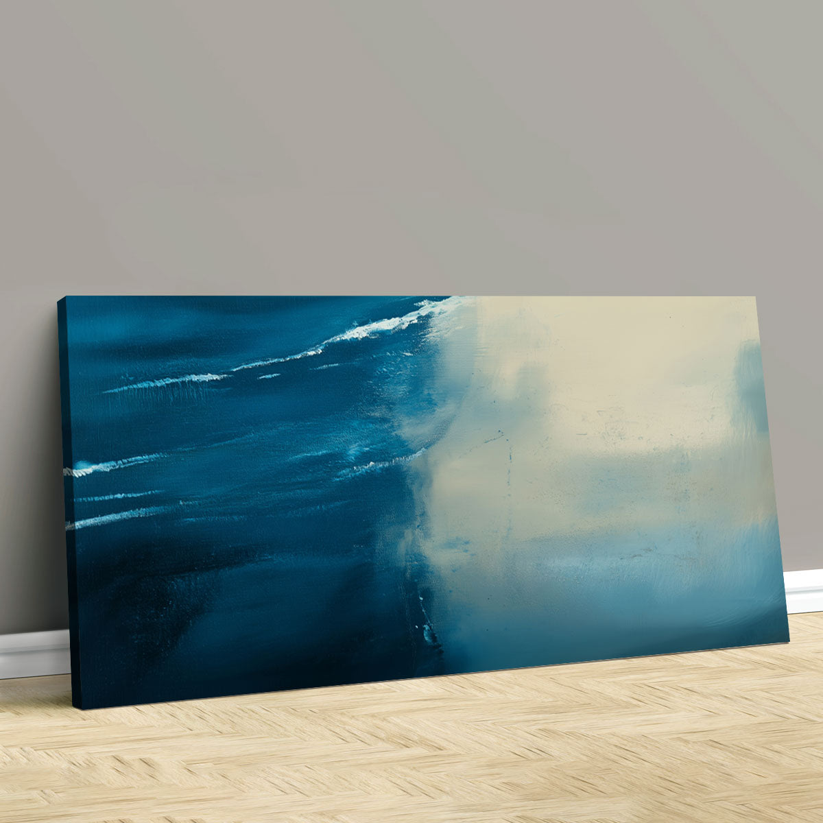 Ethereal Nature Artwork Blue Beach Wall Ar