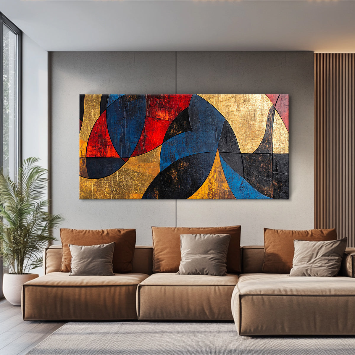 Dynamic Harmony Expressionism Abstract Canvas Wall Art