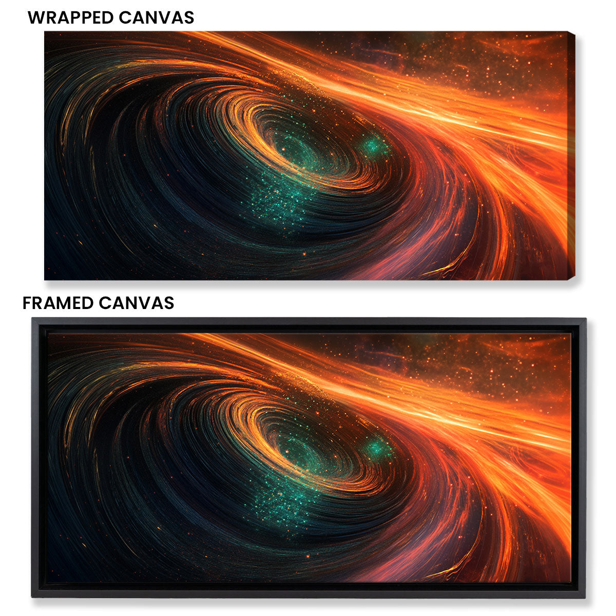 Cosmic Contemporary Abstract Canvas Wall Art for Living Room
