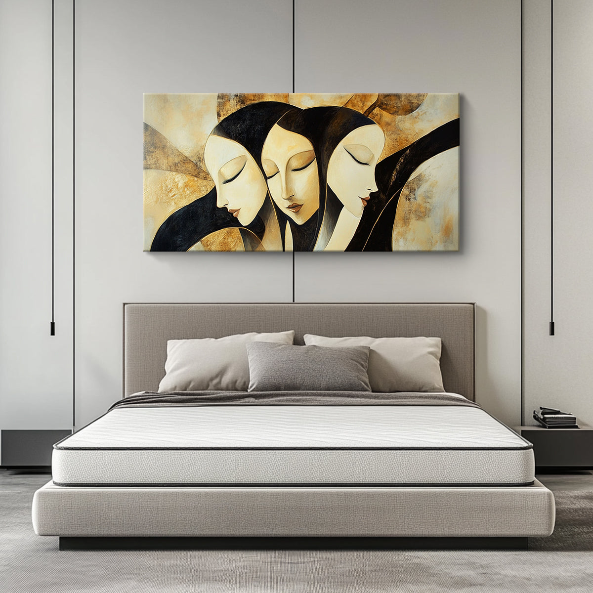 Harmony in Diversity Contemporary Abstract Canvas Wall Art