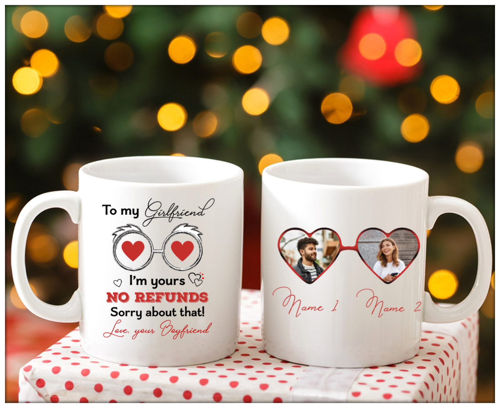 Funny Gift For Girlfriend Customized Photo And Name Gift For Her Ideas
