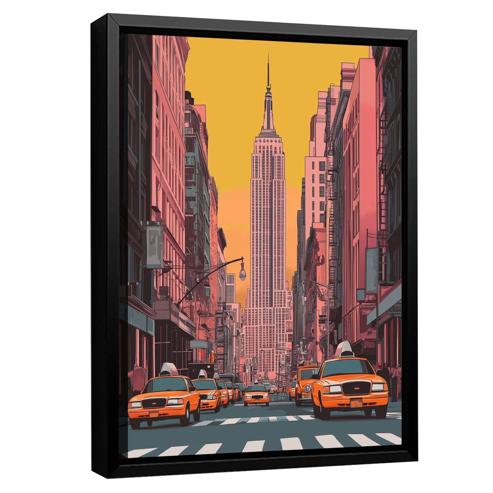 New York City Landmark Vintage Artwork