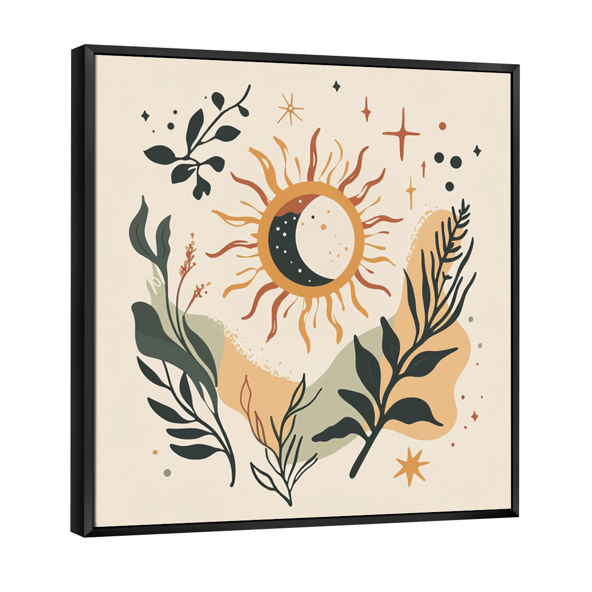 Sun And Moon Botanical Boho Wall Decor
