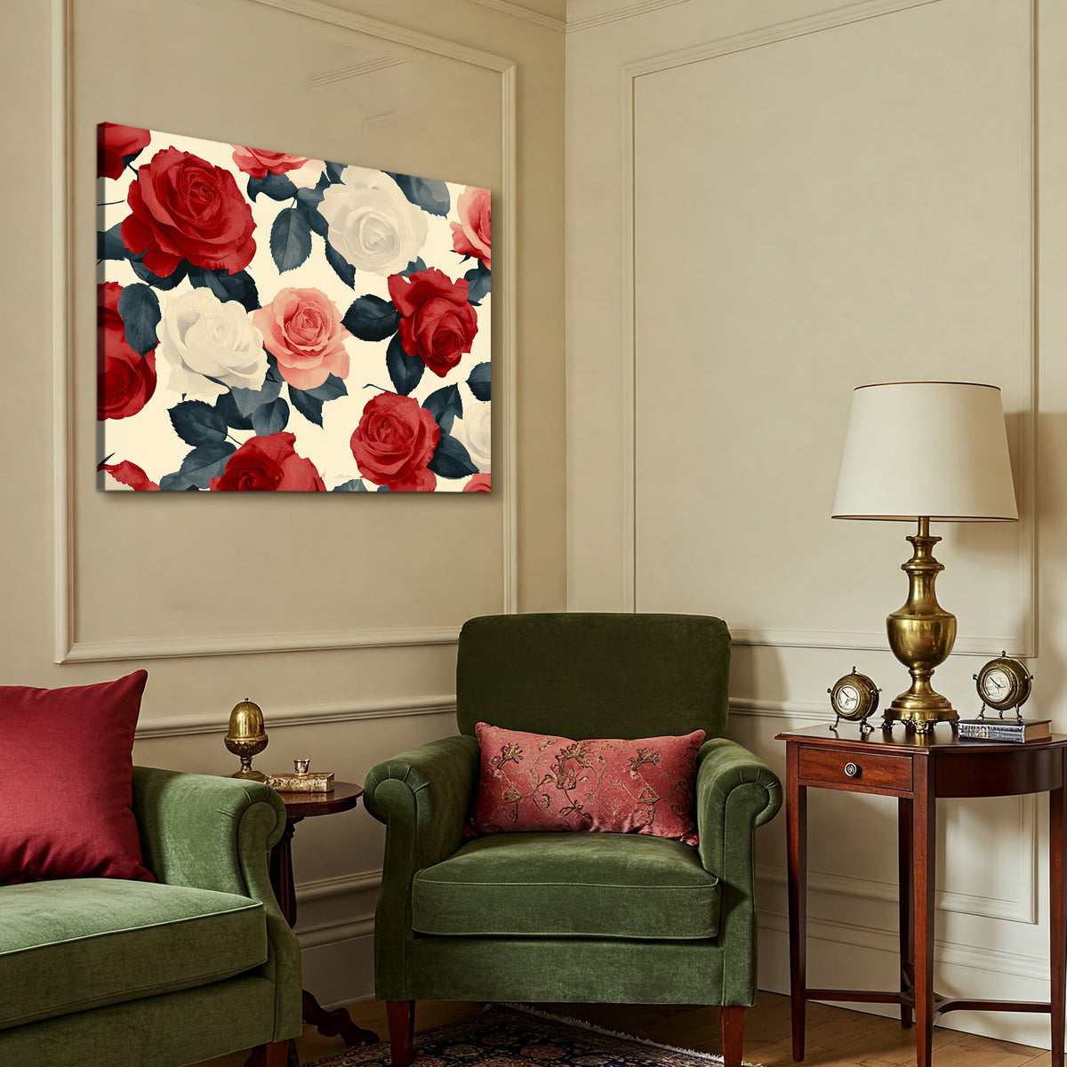 Rose Garden Modern Wall Artwork