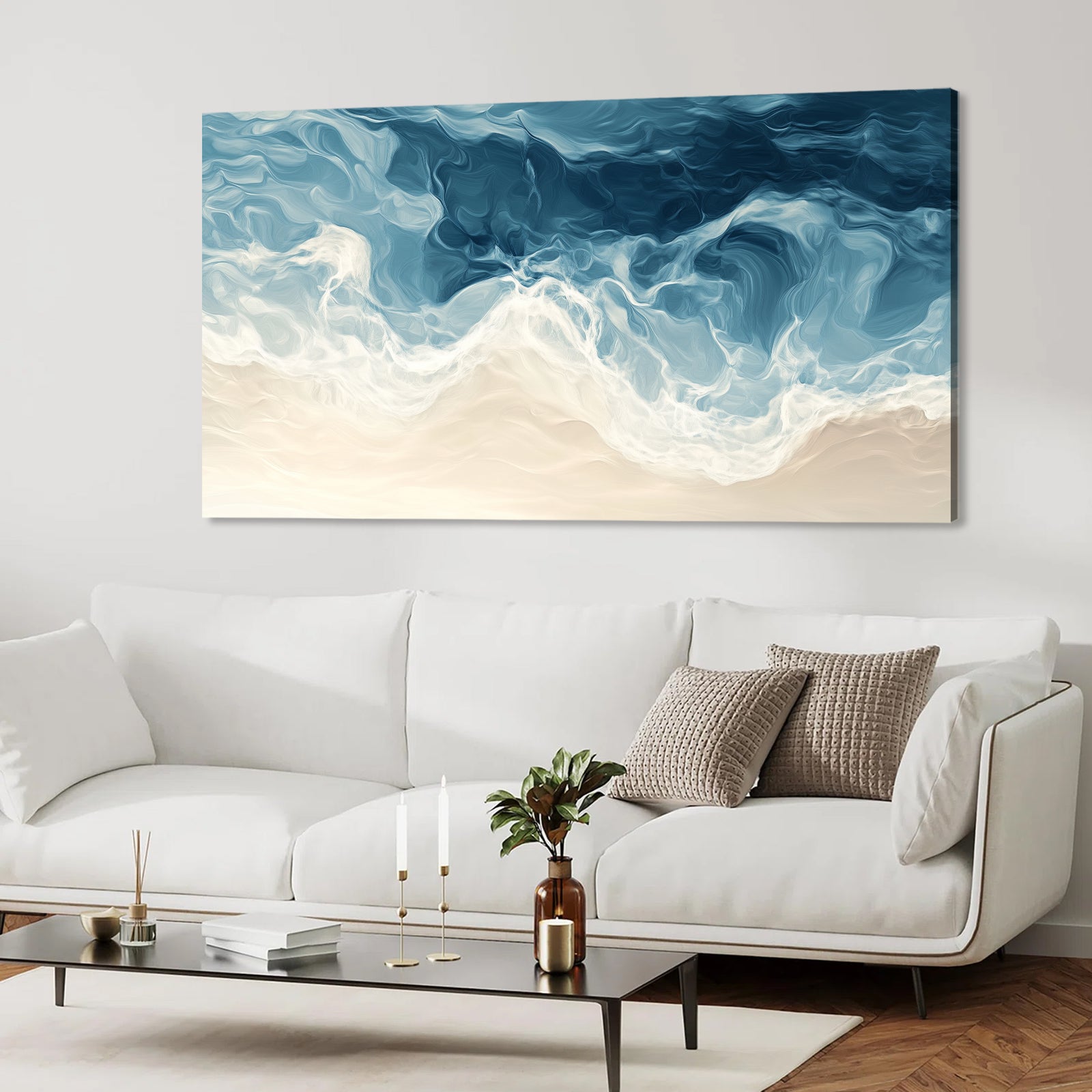 Abstract Seascape Modern Wall Artwork
