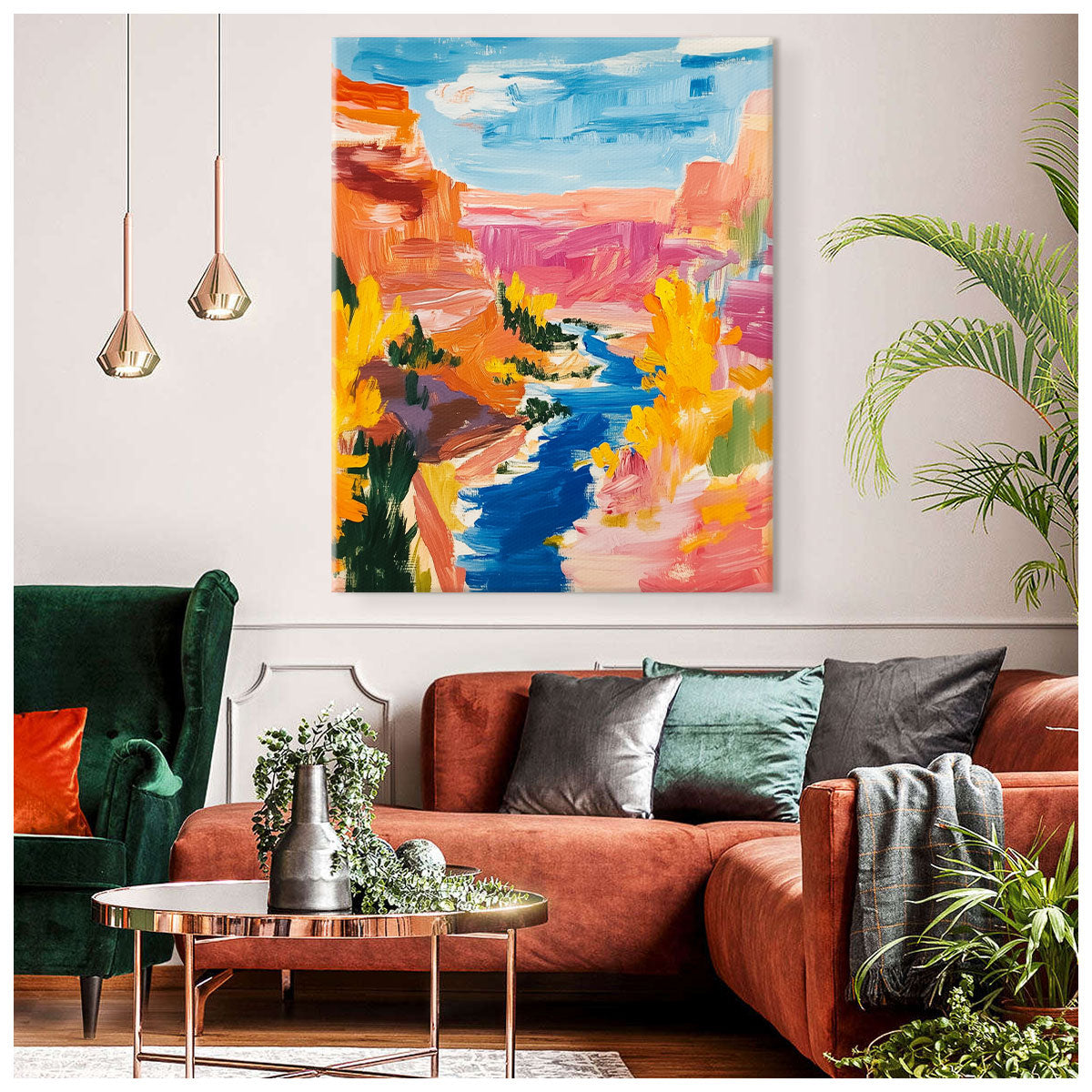 Grand Canyon Arizona Art Canvas Print
