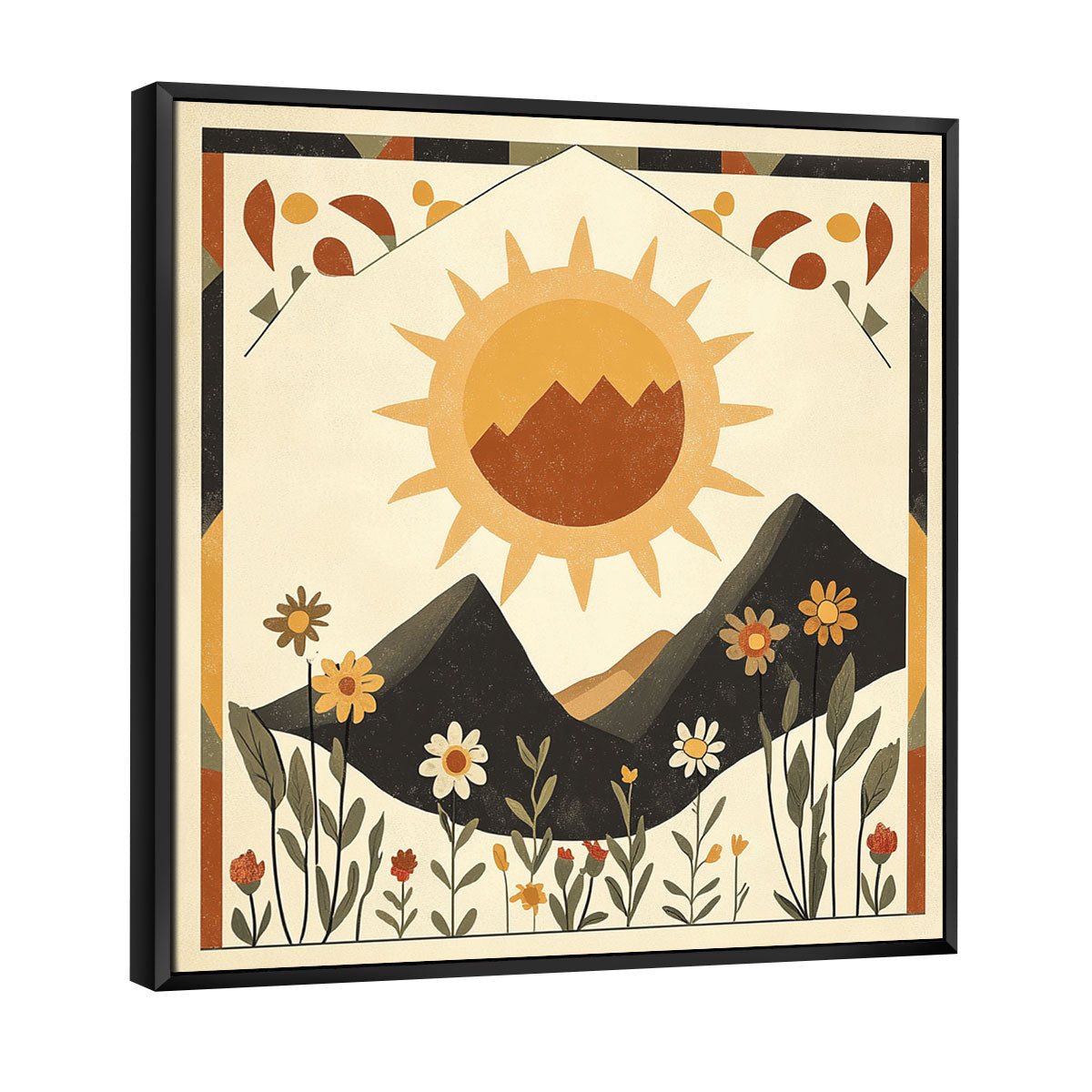 Mountainous Landscape Boho Wall Decor