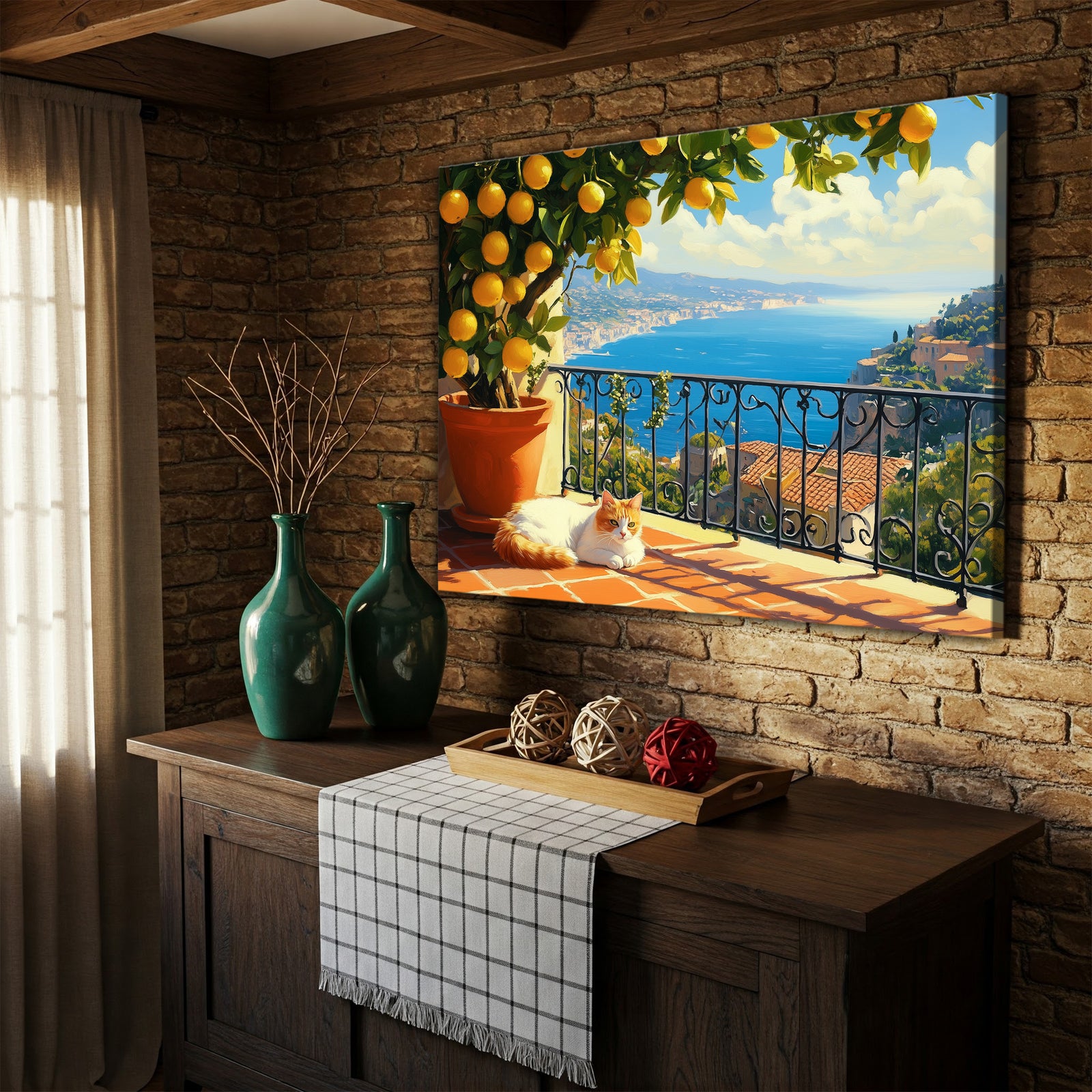 Lazy And Lemon Tree Modern Wall Artwork