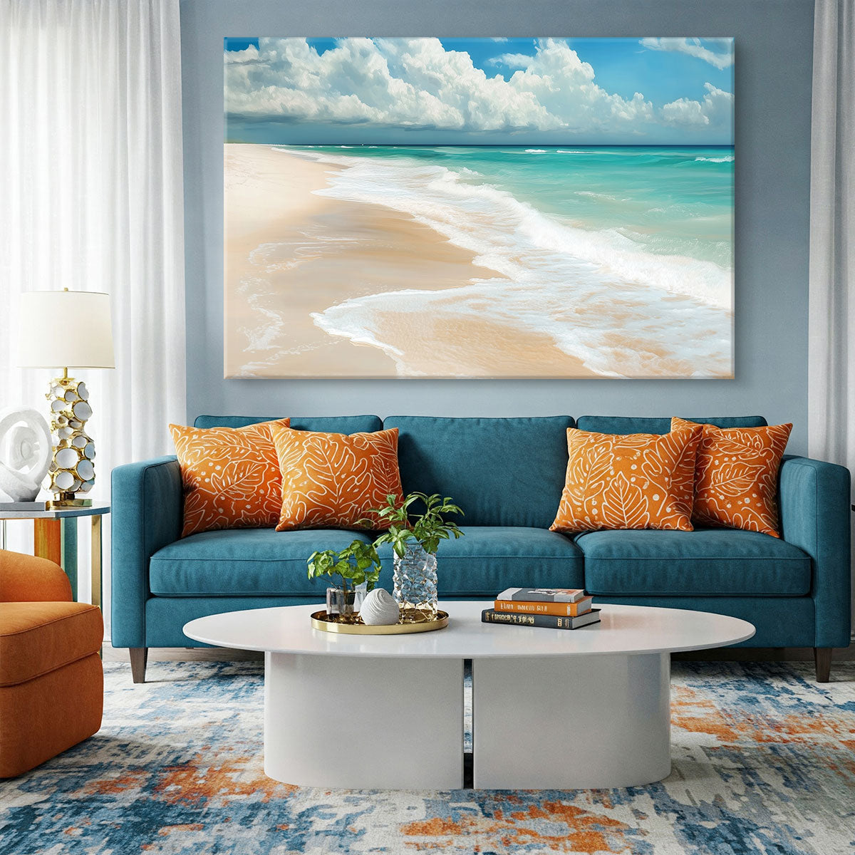 Dreamscape Beach Wall Art Coastal Canvas
