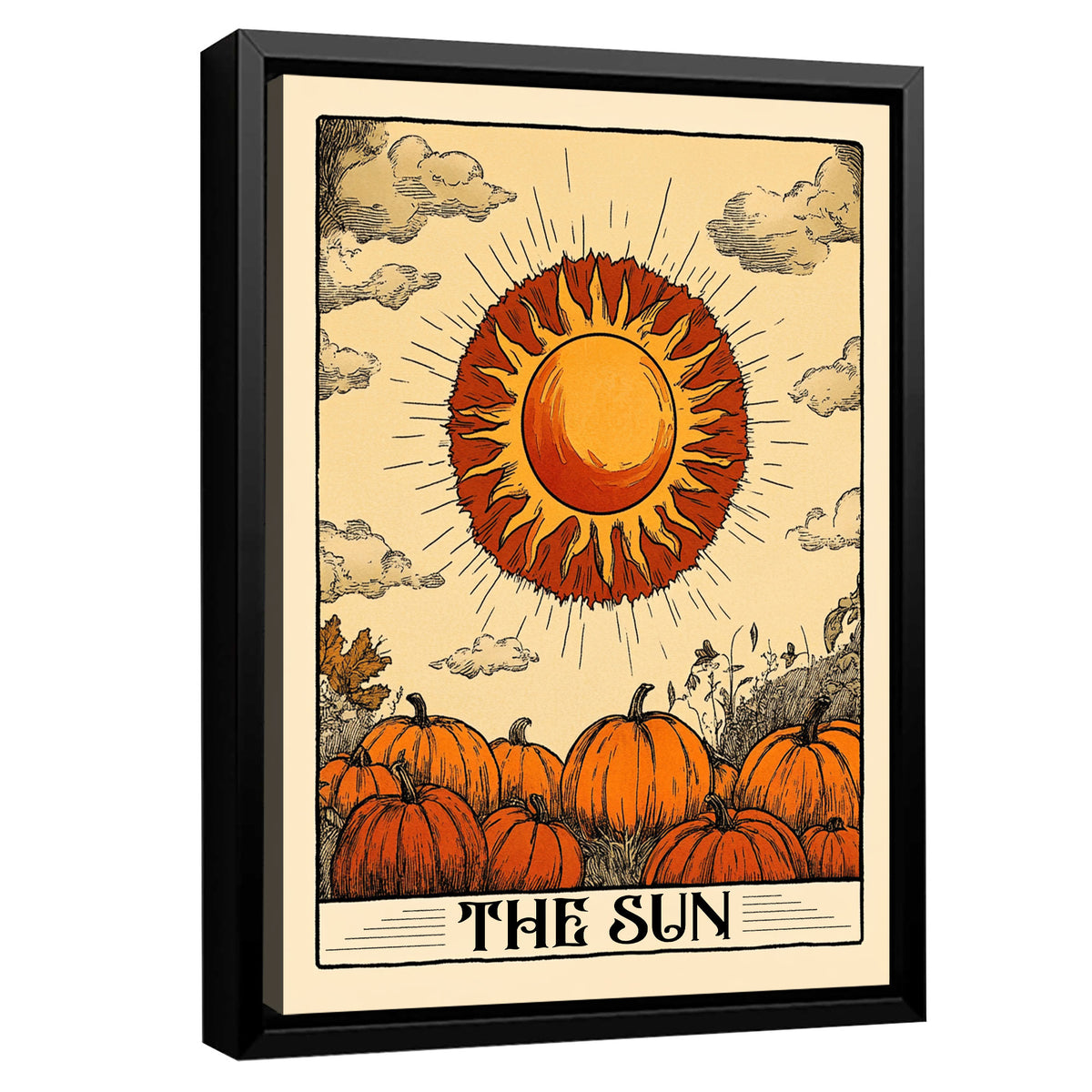 The Sun Tarot Card Boho Wall Decor