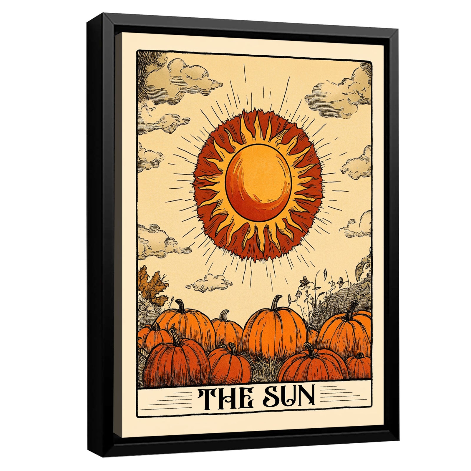 The Sun Tarot Card Boho Wall Decor