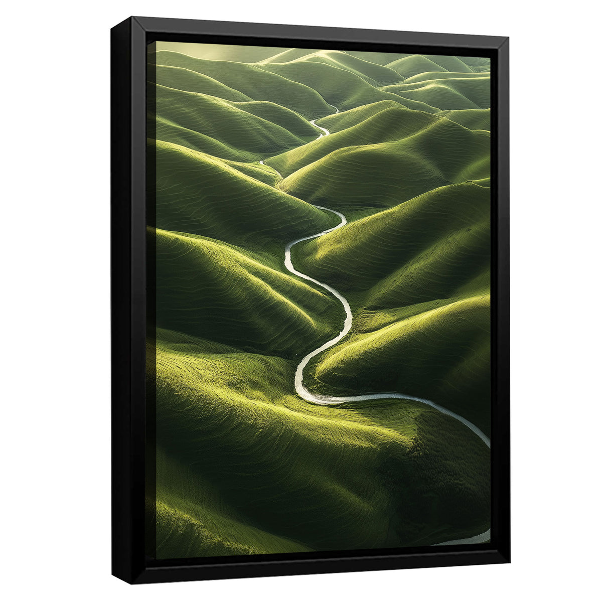 Green Hills Landscape Mountain Wall Art