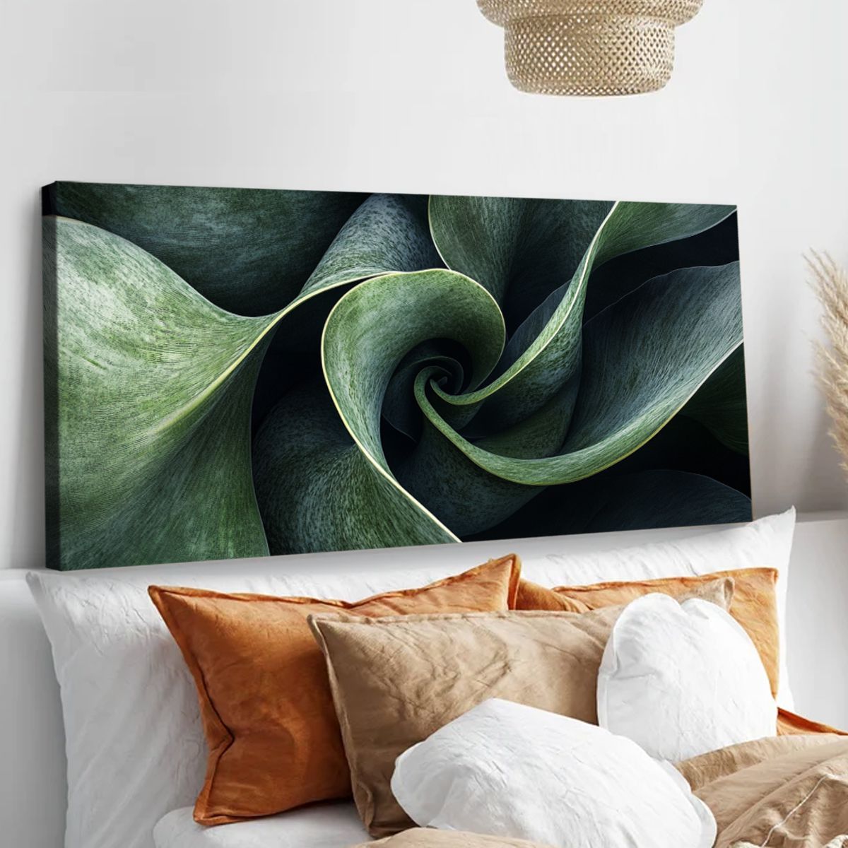 Botanical Minimalism Abstract Canvas Wall Art for Living Room