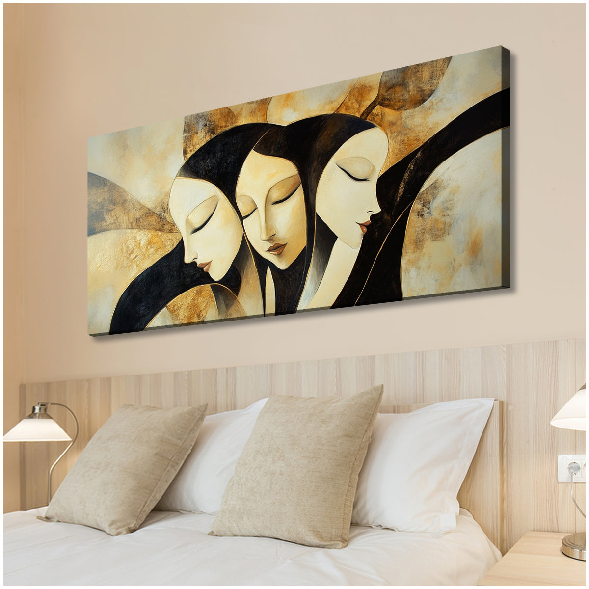 Harmony in Diversity Contemporary Abstract Canvas Wall Art
