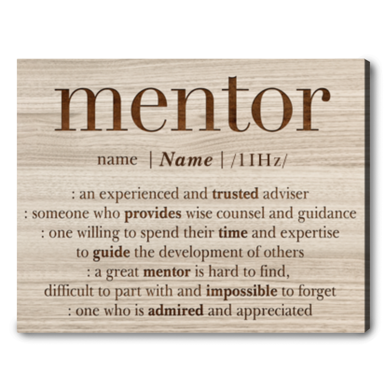 Personalized Gift for Mentor Mentor Appreciation Retirement Gift For Boss Male Or Female 