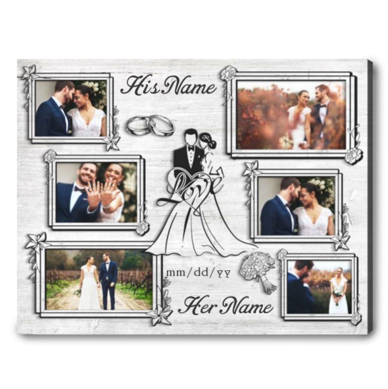 Gift For A Couple Anniversary Bedroom Wall Decor Above Bed Canvas Wall Art