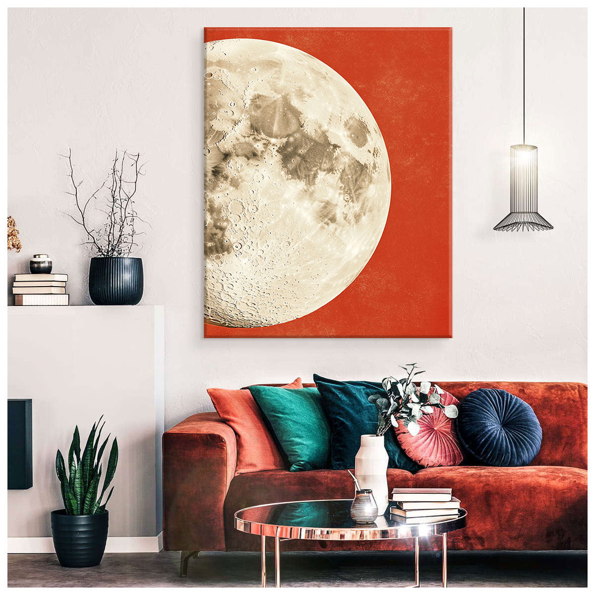 Lunar Majesty Abstract Wall Art