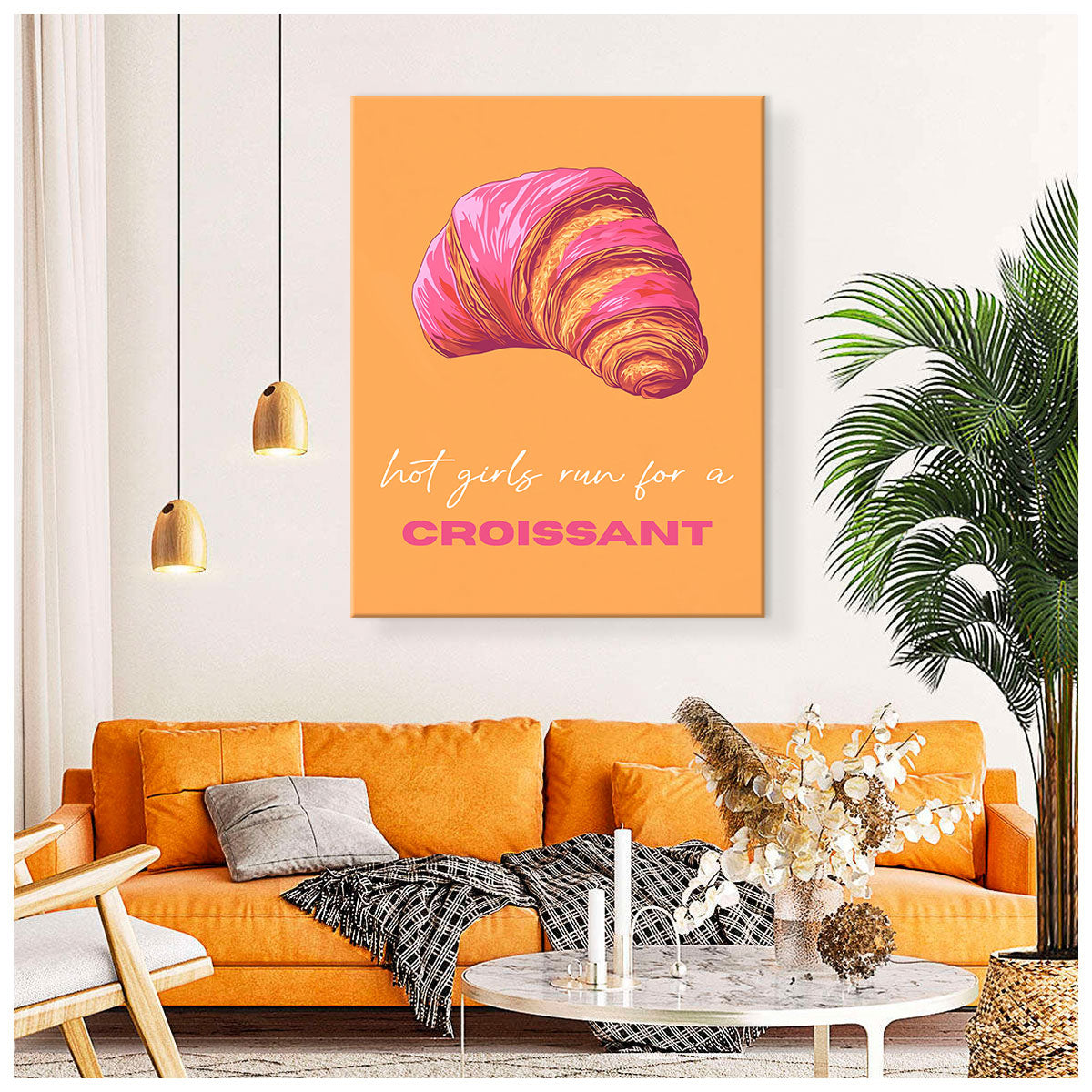 A Croissant Modern Wall Artwork