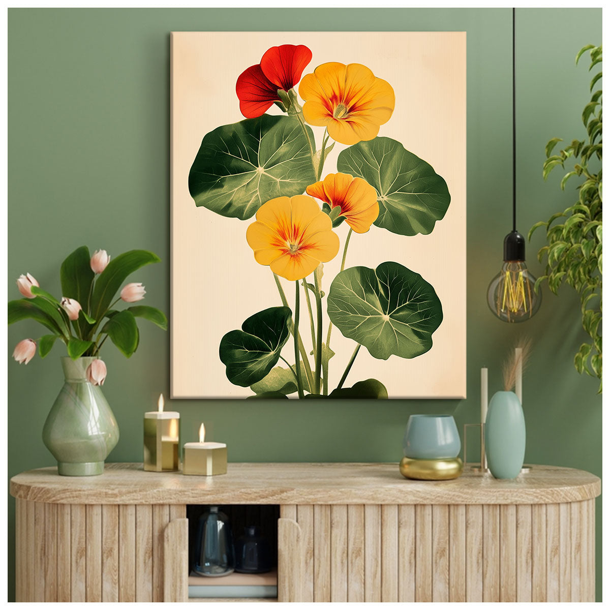 Botanical Retro Bloom Floral Vintage Artwork