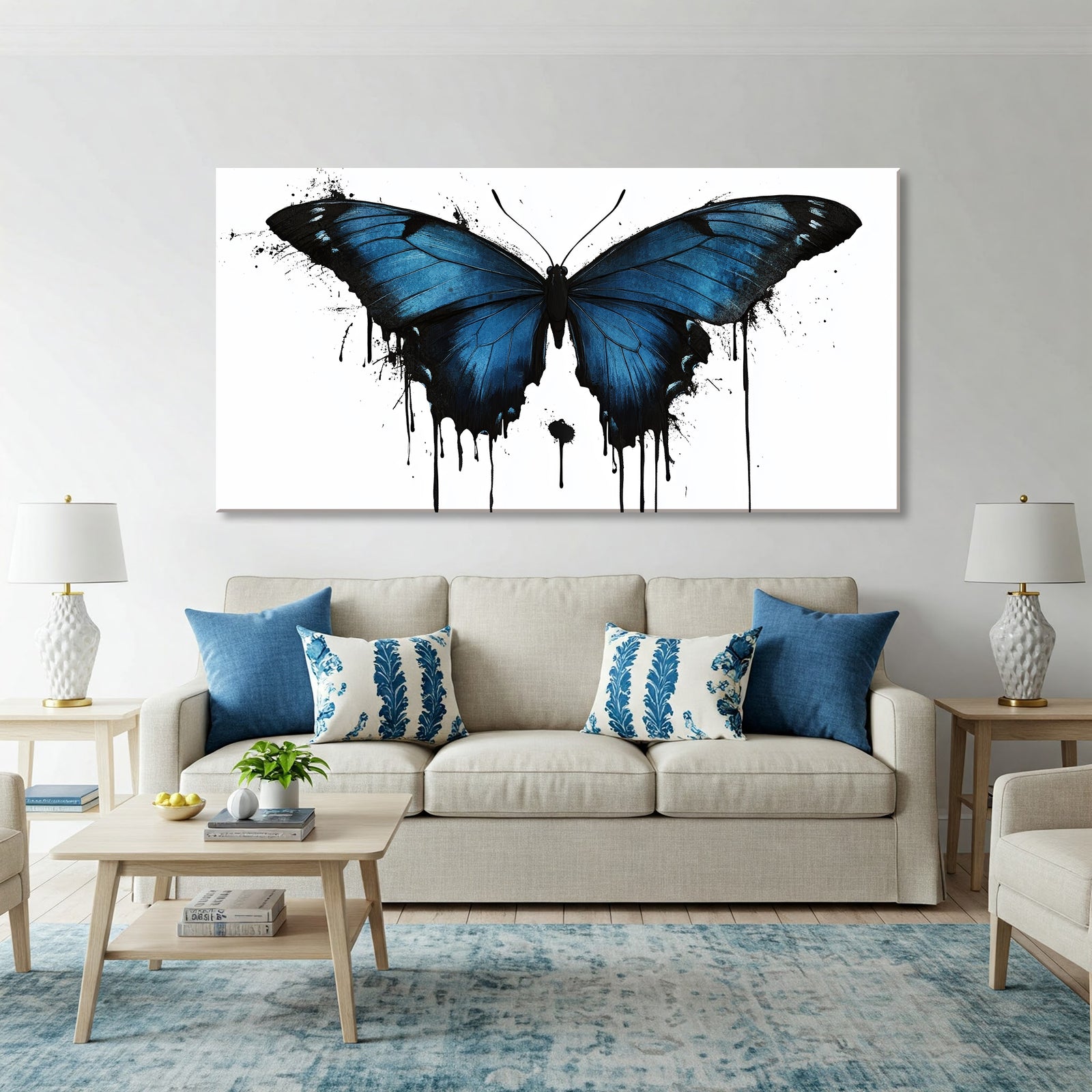 Butterfly Ink Modern Wall Artwork