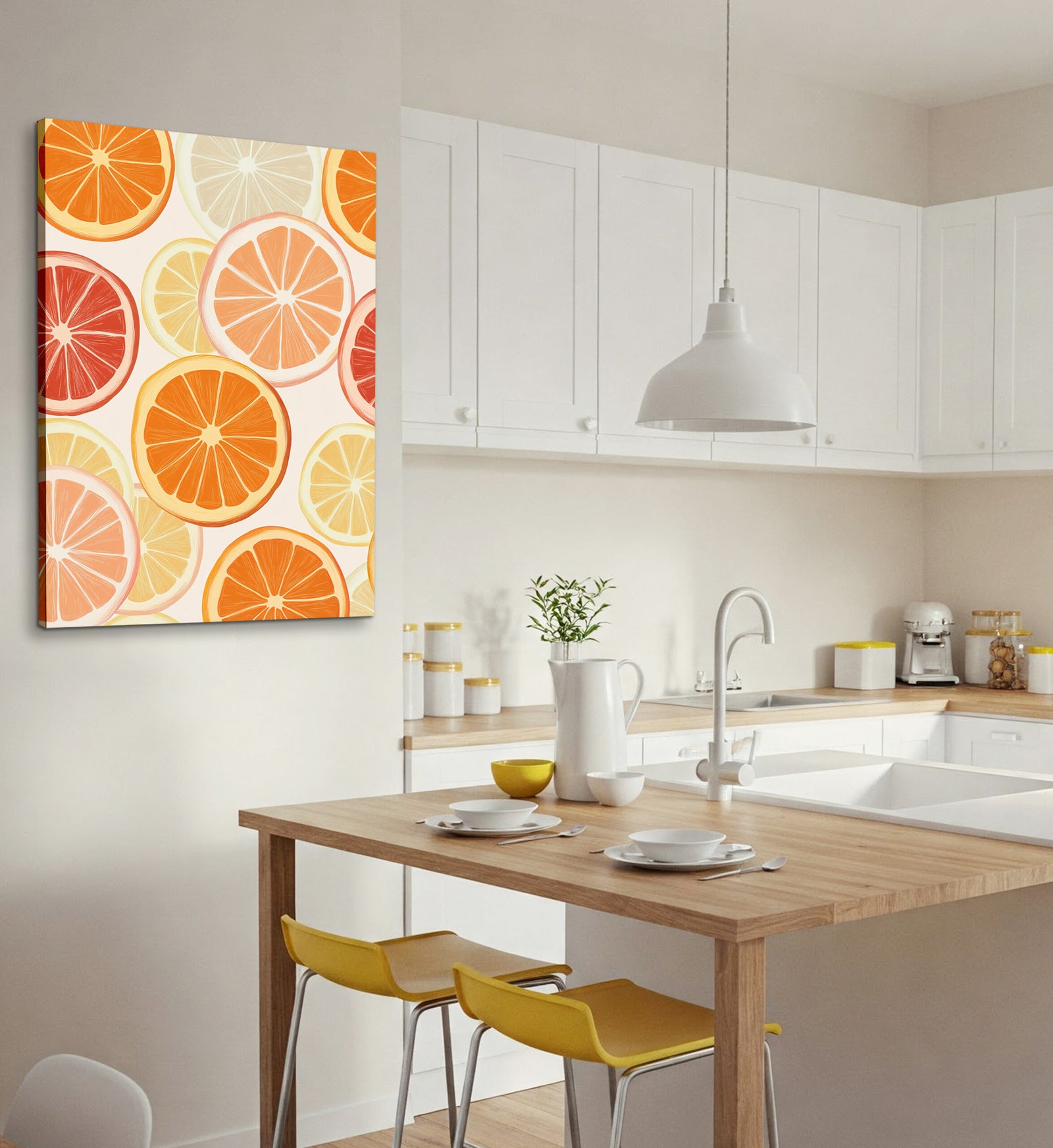 Sour Slices Abstract Wall Art