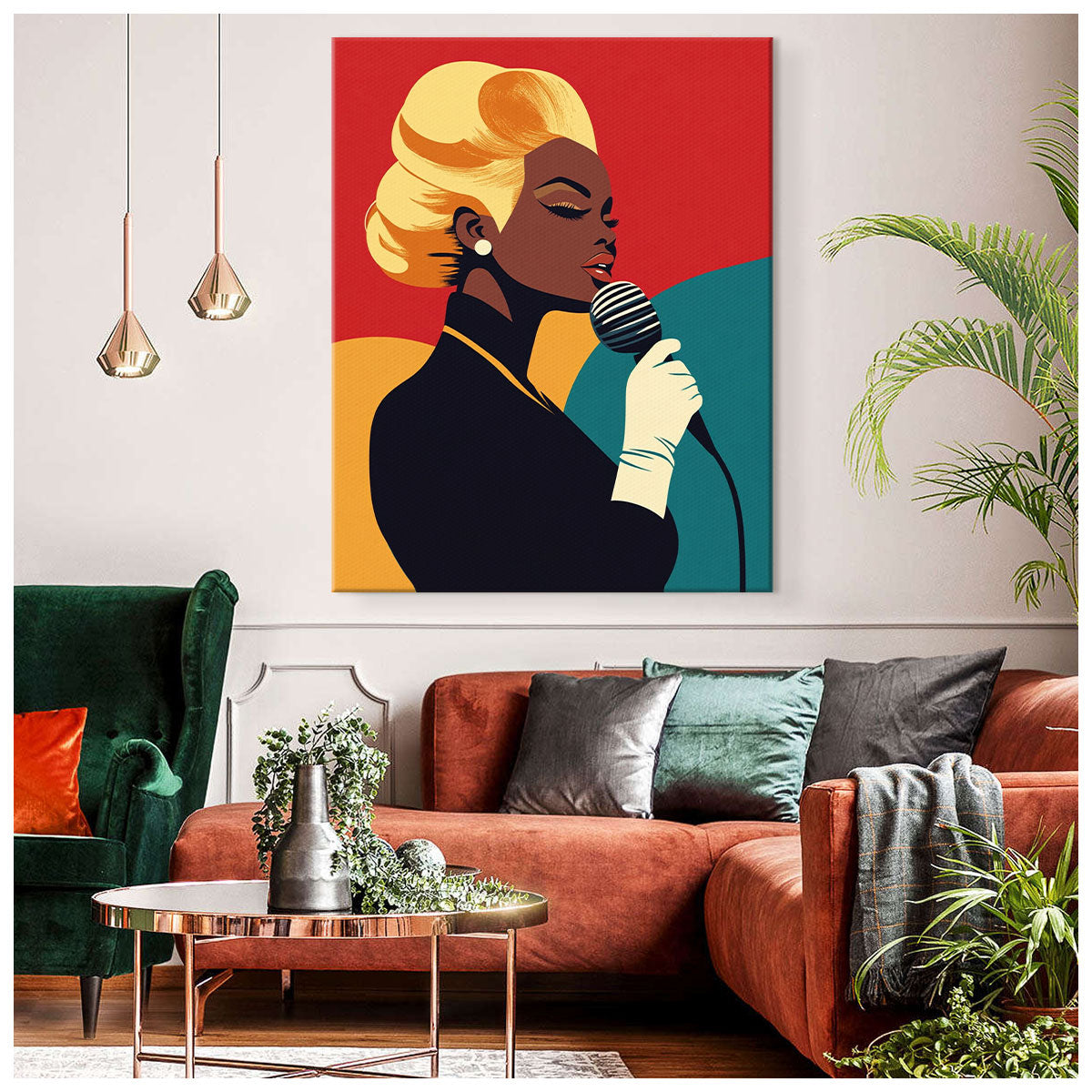 Jazz Diva Modern Wall Artwork